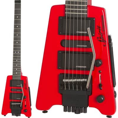 Steinberger Spirit GT-PRO Deluxe Guitar - Hot Rod Red image 4