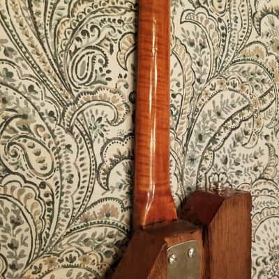 1960s Korina Wood Solidbody 2" Thick, Futuristic Guitar, Unknown Maker, Modeled After 1958-59 Gibson image 22