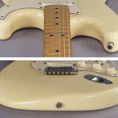 1992 Fender Stratocaster Plus Olympic White with Original Hardshell Case image 5
