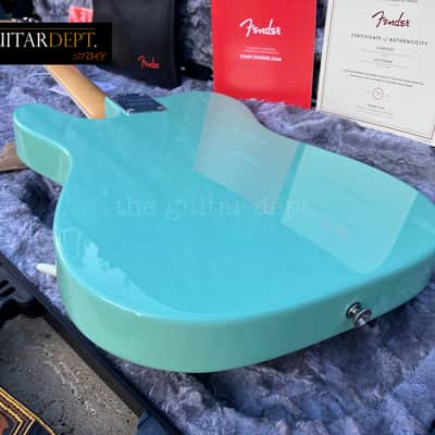 ✭PRISTINE!✭2018 Fender American JAZZ TELE ✭ Parallel Universe ✭ SURF GREEN ✭ Jazzmaster ✭ COA ✭ OHSC image 19