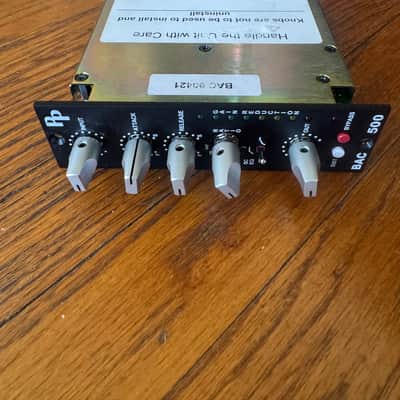 Pete's Place BAC-500 500 Series FET Compressor Module 2010s - Black image 2