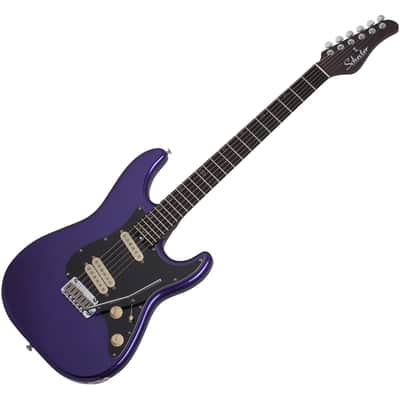 Schecter MV-6 Electric Guitar - Metallic Purple (4200) image 3