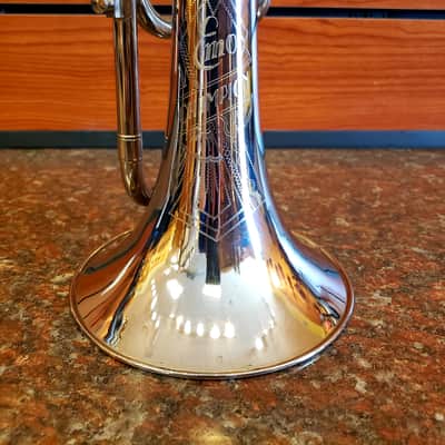 Emo Champion Bass Trumpet Silver image 9