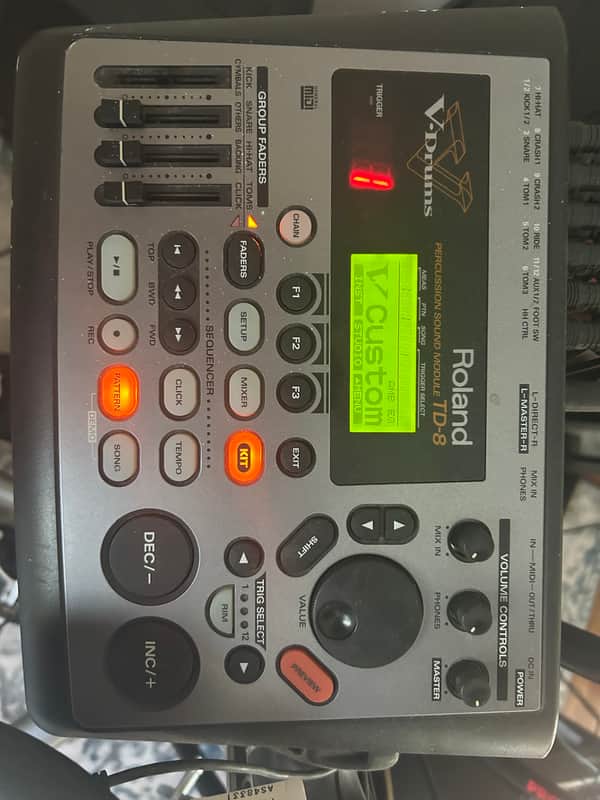 Title: Roland TD-8 V-Drums Electronic Drum Kit — Mesh Heads, Fully Tested image 1