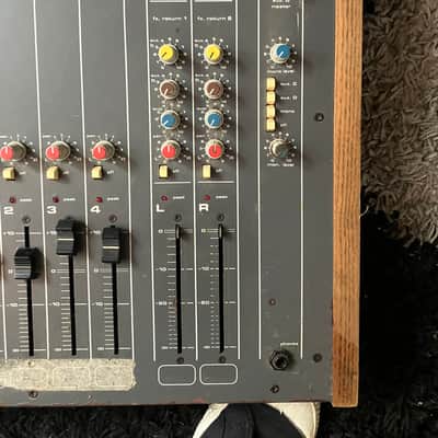 read description: rare Allen & Heath SR Series 416, multitrack, 4 Groups, vintage analog console, late 1980s, Wooden Panels, EQ, Effect Sends Buses image 5