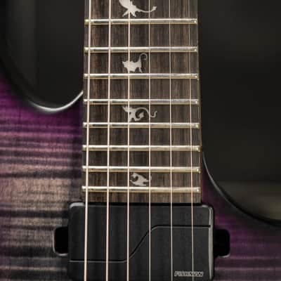 PRS SE Herman Li Signature Chleo Electric Guitar - Charcoal Purple Burst with Gig Bag image 8