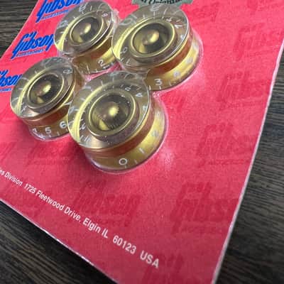 Gibson Gold Speed Knobs for Guitar SK-020 FOUR KNOBS image 3