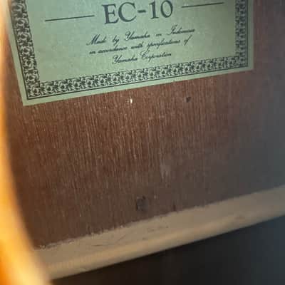 Yamaha Eterna EC-10 Classical Guitar 1990s - Natural image 3