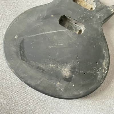 Black Basswood Guitar Single Cut Body image 3