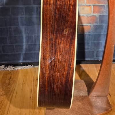 Vintage Japan 1970s S. Yairi 9110 SYairi Dreadnought Acoustic Natural - Top Splice Repair & GREAT Sound! image 15