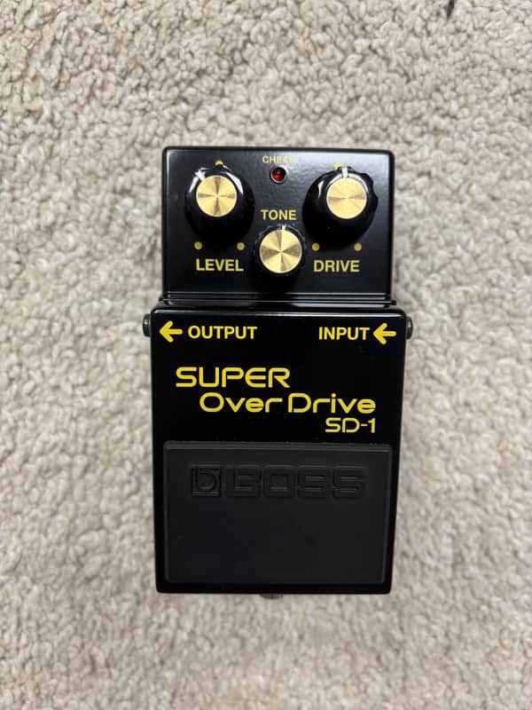 Boss SD-1-4A 40th Anniversary Super Overdrive 2021 - Black / Yellow image 1
