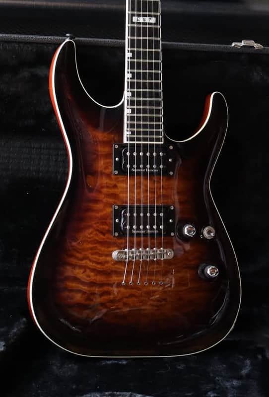 ESP Horizon NT-II FM Dark Brown Sunburst image 1