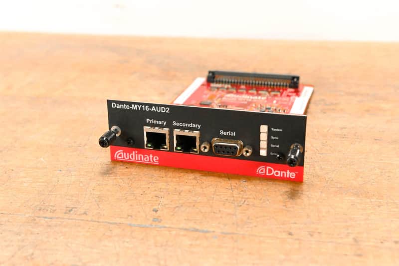 Audinate Dante-MY16-AUD2 16-Channel Dante Network I/O Card CG01SP2 image 1