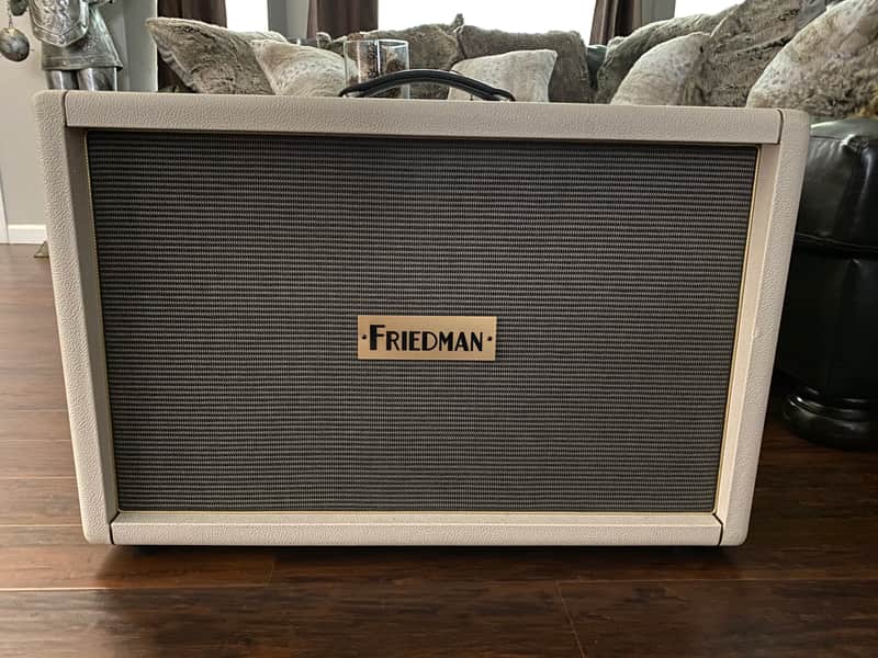 Friedman Vintage 212 Ivory White M65/V30 Creamback and Vintage 30 2x12 Cabinet Wildwood image 1