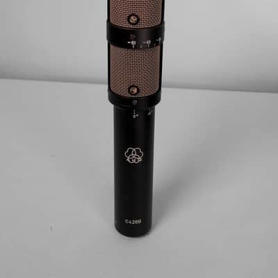 AKG C 426 B comb stereo condenser mic 1990s Black image 1