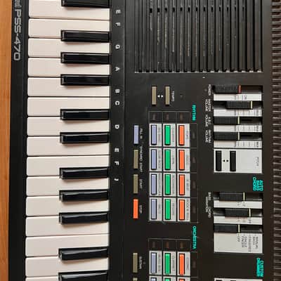 Yamaha PSS-470 Synthesizer 1987 - Black image 2