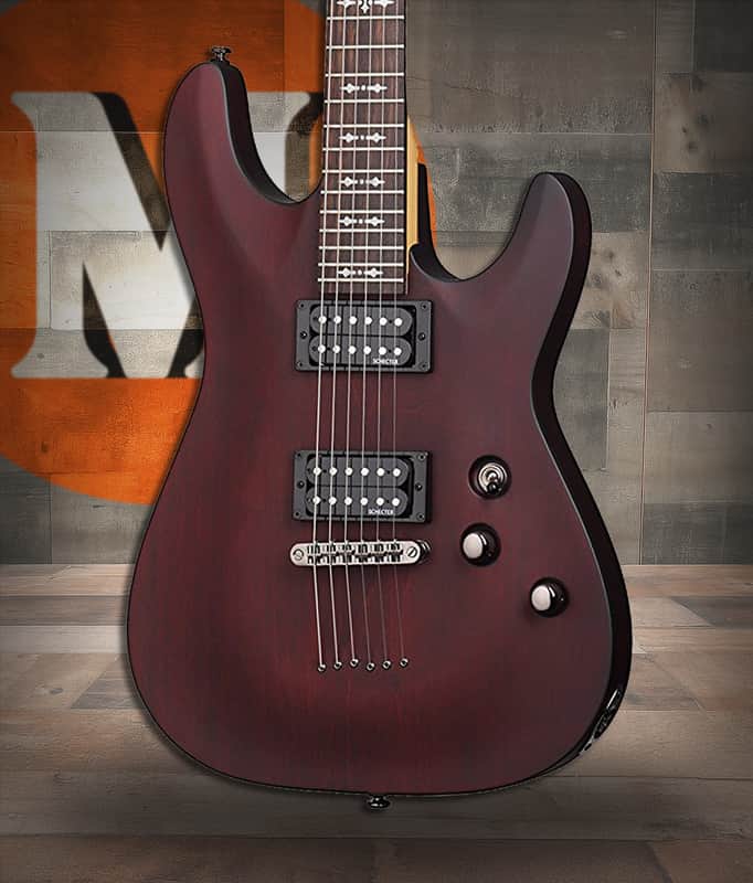 Schecter Omen-6 - Walnut Satin (WSN) (2062) image 1