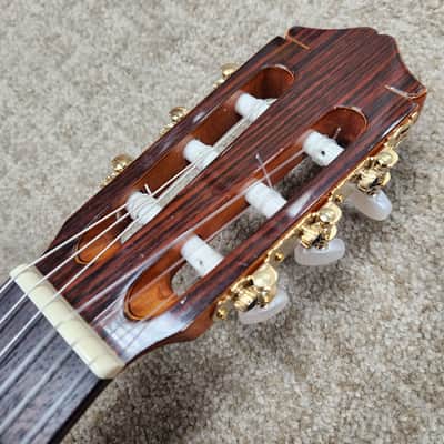Vintage Early 1970s Kawai G-400 Classical - New Tuners & Bone Saddle w/ Original Hard Shell Case image 9