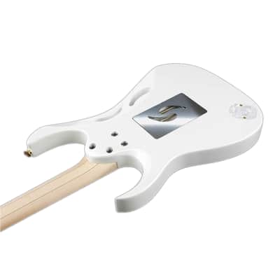 Ibanez PIA3761-SLW Steve Vai Signature 6-String Solid Body Electric Guitar with Rosewood Fretboard, Right-Handed, Stallion White image 7