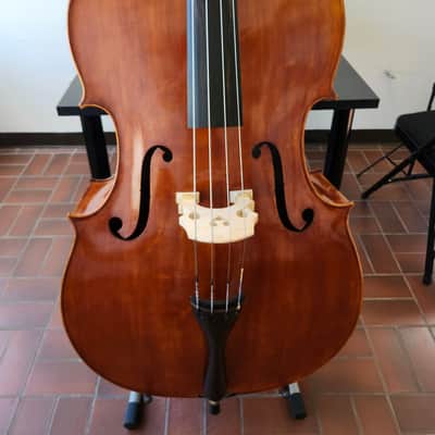 Used Krutz 550 series model B355 Upright 3/4 Size Bass with Bag + Bow image 5