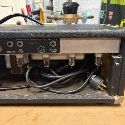 1967 Blackface Fender Bandmaster Guitar Amp Head image 7