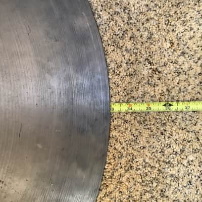 RARE! Zildjian 30" A 60s and 28” A 50’s Block Stamp Rides Pair image 2