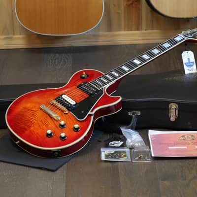 2004 Gibson Custom Shop '68 Les Paul Custom Reissue Electric Guitar Flame Firemist + COA OHSC image 1