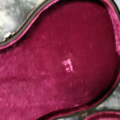 Vintage RARE 1970's Gibson Purple Black Hard Shell Guitar Case LGO LG1 LG2Others image 8