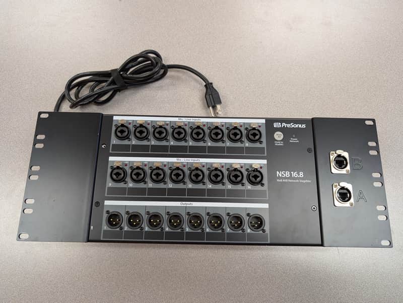 PreSonus NSB 16.8 16x8 AVB Network Stagebox 2018 - Present - Black image 1