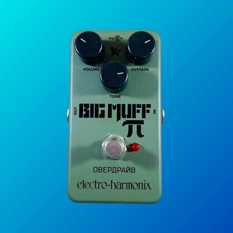 Electro-Harmonix Green Russian Big Muff Distortion/Sustainer Reissue image 1
