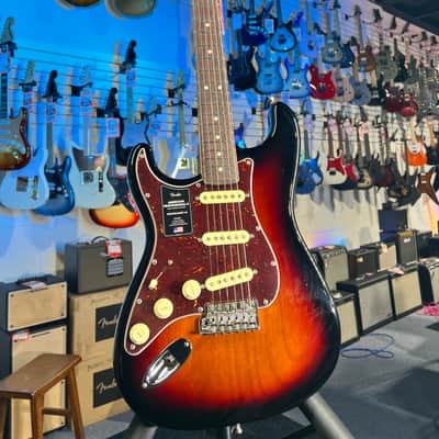 Fender American Professional II / Am Pro II Stratocaster Left-handed - 3 Color Sunburst Rosewood Board Get Plek'd Free! 362 image 7