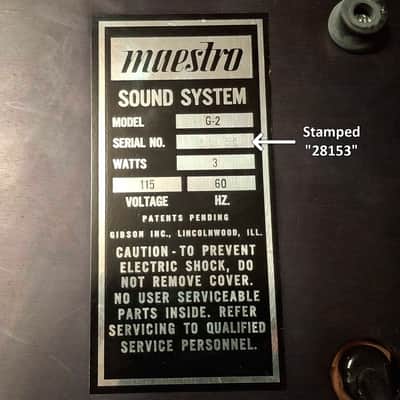 Rare Gibson Maestro G-2 Rhythm 'N Sound For Guitar 1967-70 image 3