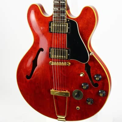 1968 Gibson ES-345 Cherry Semi-Hollow Body | Vintage Electric Guitar w Original Case ES-335 Stereo image 1