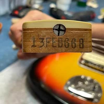 Fender Jazzmaster 1966 Sunburst Originale imagen 3