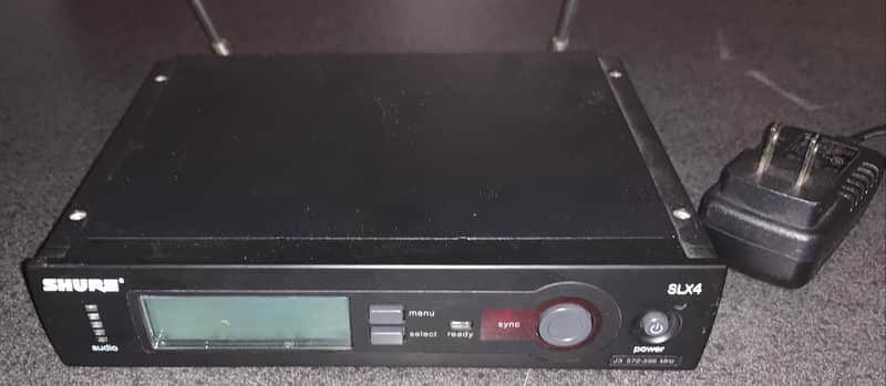 Used Shure SLX4 Wireless Receiver only with power supply image 1