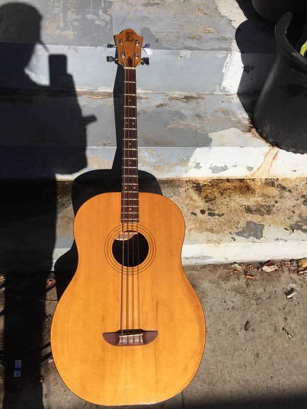Ernie Ball Earthwood Acoustic Bass 1972? very rare image 1