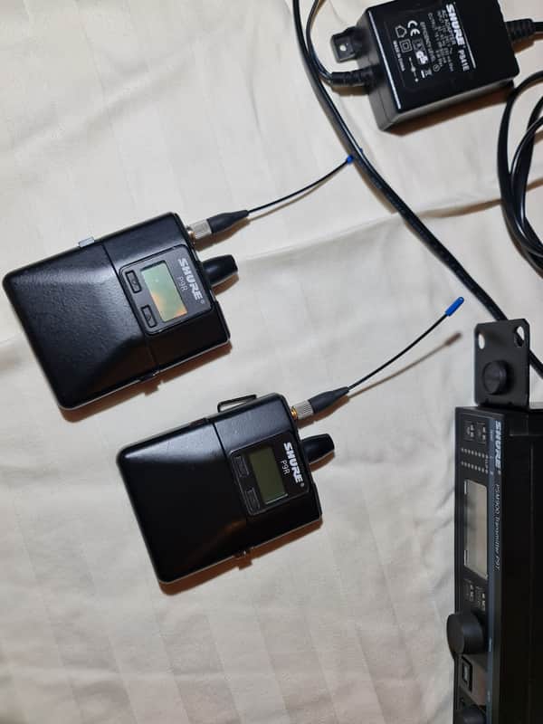 Shure P9T PSM900 Monitor System 790-830mhz w/ TWO R22 Bodypack Receiver image 1