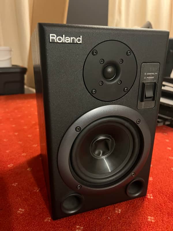 Pair of Roland DS-5 Powered Studio Monitors (Digital/Analog) image 1