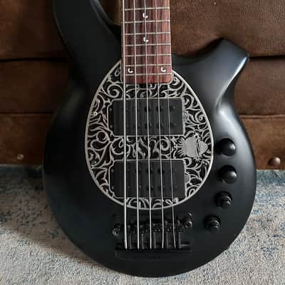 Ernie Ball Music Man Bongo 5 HH -2009- Stealth Black image 2