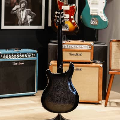 PRS SE Hollowbody Standard Piezo - Doghair Smokeburst-Grey image 2