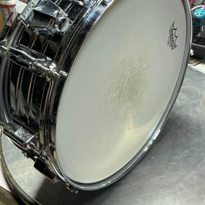 Pearl 4414 steel shell snare 80s image 6