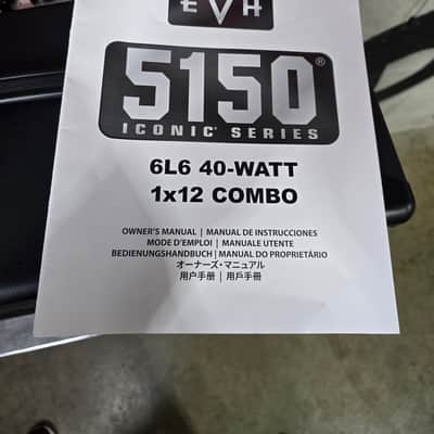EVH 5150 Iconic Series 2-Channel 40-Watt 1x12" Guitar Combo 2021 - Present - Black image 13