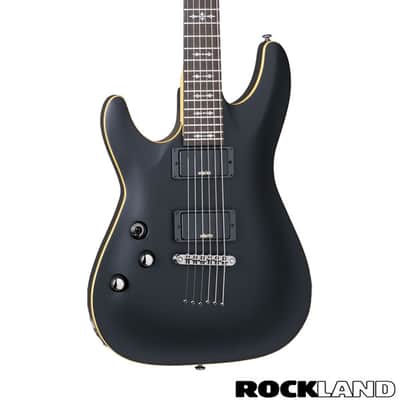 Schecter Demon 6 Satin Black Lefthand image 1