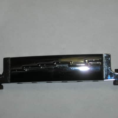 lite use (generally very clean) Gibson (sourced from Ping Works - PW) Lightning Bar Compensated Wraparound Bridge, Chrome [+ studs & anchors & hex key tool] from mid 2010s Gibson LP Jr floor piece (guitar NOT included) Chrome Plated ZINC image 11