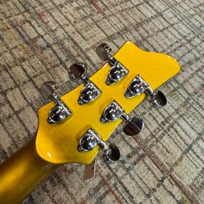 Schecter Stargazer 6 Vibrato 2024 - Present - Metallic Gold image 9