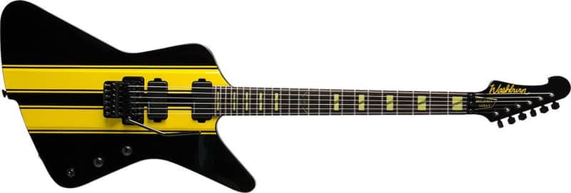 Washburn Michael Sweet Signature, Stryper - Black/Yellow Stripes
