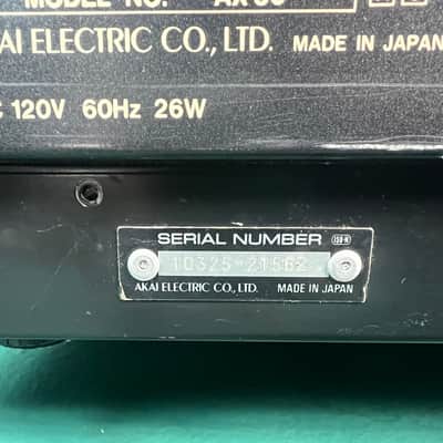 Akai AX60 AX-60 synthesizer 1980s - Black image 12