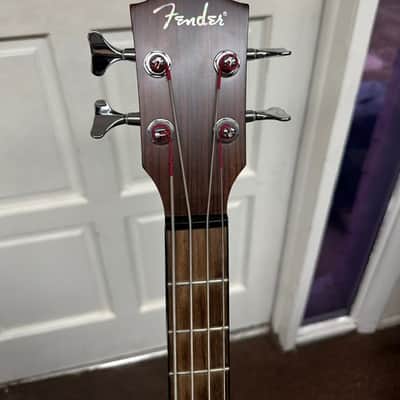 USED FENDER BG-32 NAT Acoustic Bass 4-String Guitar Natural w/ Gig Bag Local Pickup image 3