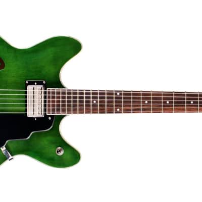 Guild E-Gitarre Starfire I DC Newark Collection Double-Cut Semi-Hollow w/tremolo Emerald Green image 3