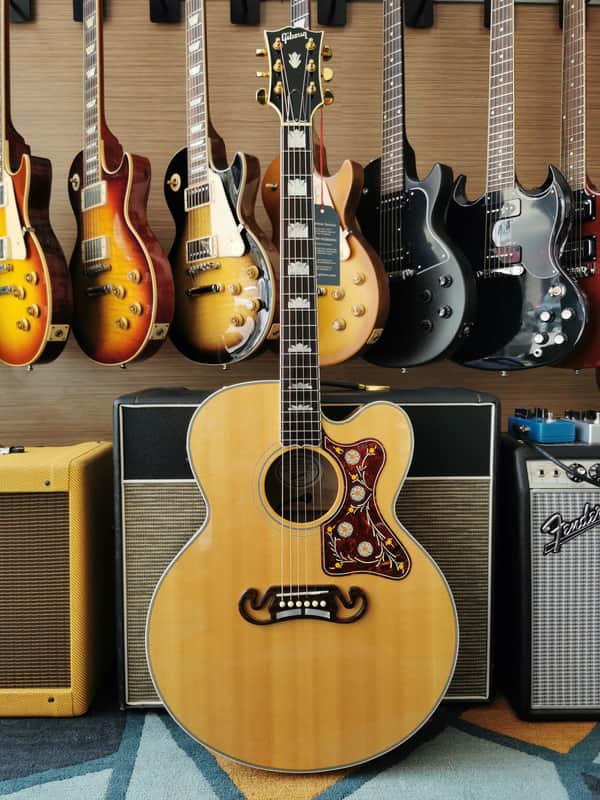 Gibson SJ-200 EC Cutaway 2007 Natural | Reverb